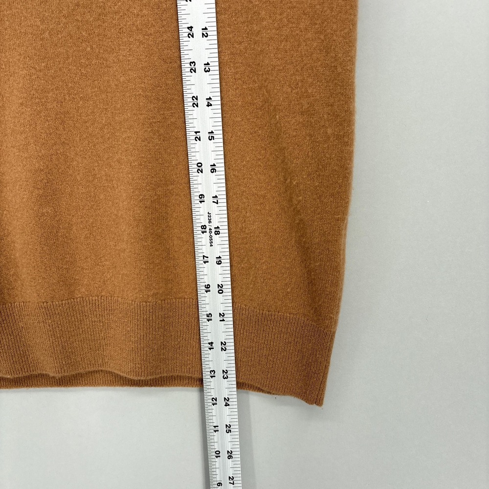 Naadam Sweater Womens Medium Brown 100% Cashmere Crewneck Raglan Knit Pullover - Picture 9 of 12